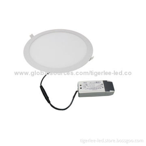 Slim LED recessed ceiling light with SMD chip, 100-240V AC, >80 CRI, 3 years warranty